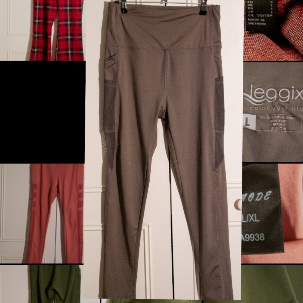 Gray Athletic Leggings